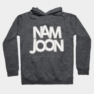 BTS Bangtan Kim Namjoon RM text typography | Morcaworks Hoodie